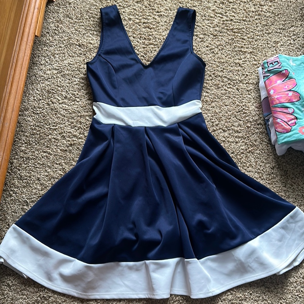 Blue dress